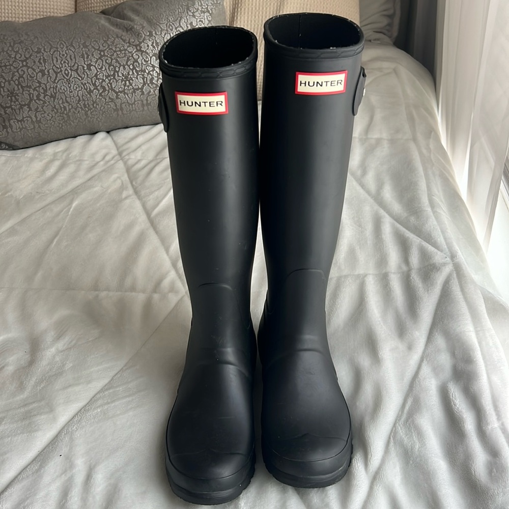 Women’s Tall Hunter Boots Matte Black